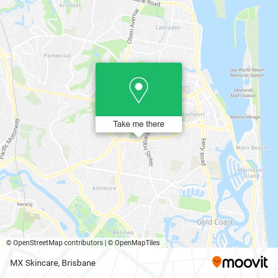 MX Skincare map