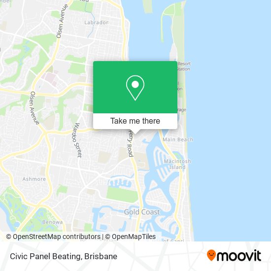 Civic Panel Beating map
