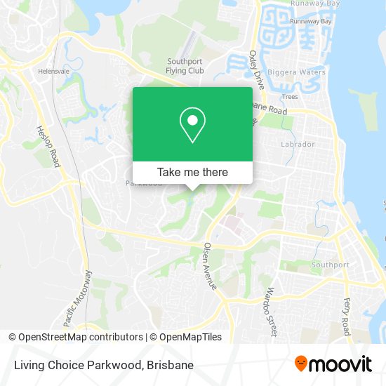 Living Choice Parkwood map