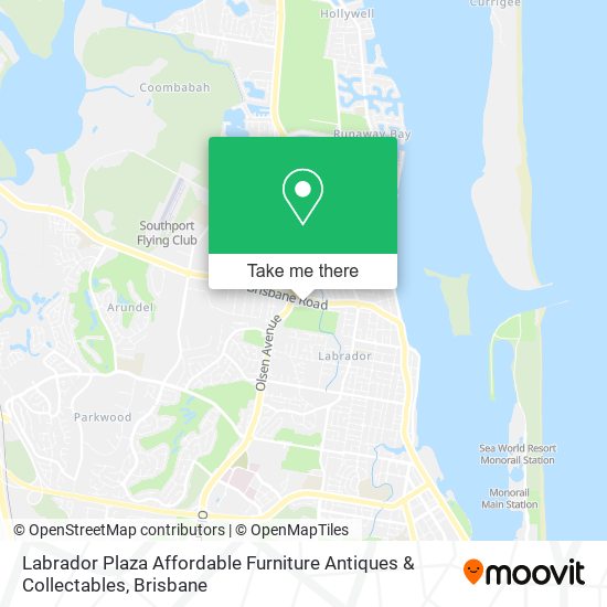 Labrador Plaza Affordable Furniture Antiques & Collectables map