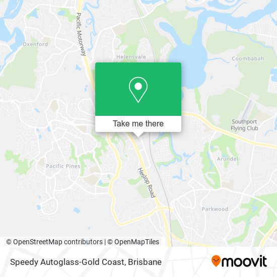 Speedy Autoglass-Gold Coast map