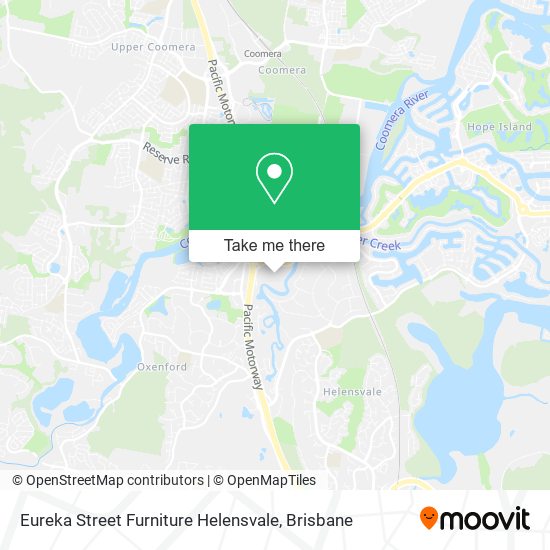 Eureka Street Furniture Helensvale map