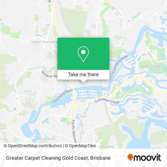 Greater Carpet Cleaning Gold Coast map