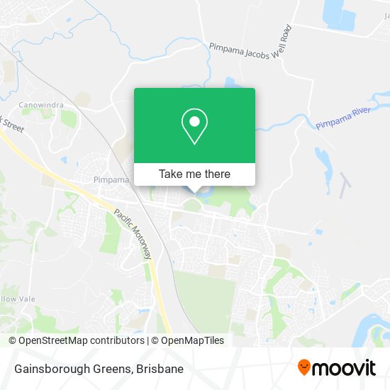 Gainsborough Greens map