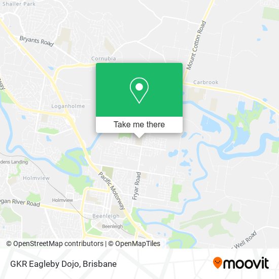 GKR Eagleby Dojo map