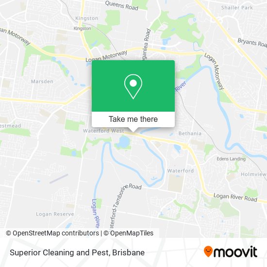 Superior Cleaning and Pest map
