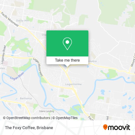 The Foxy Coffee map