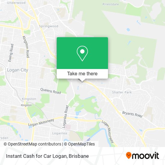 Instant Cash for Car Logan map