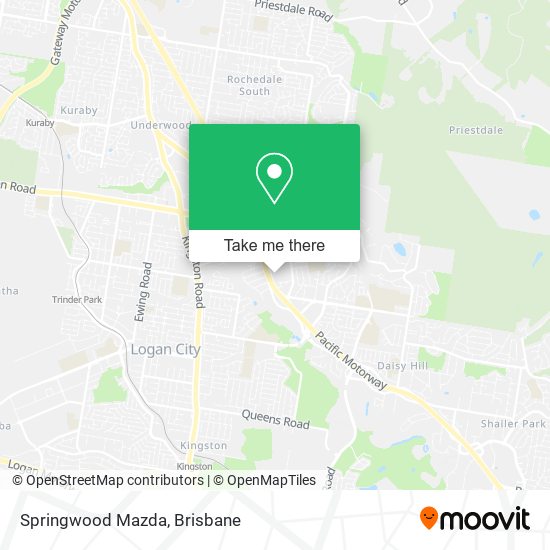 Springwood Mazda map