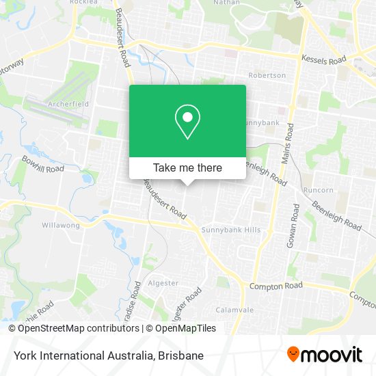 York International Australia map