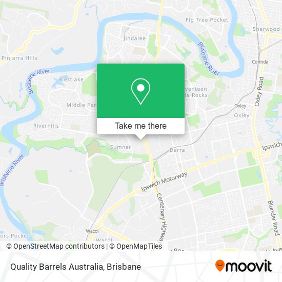 Quality Barrels Australia map