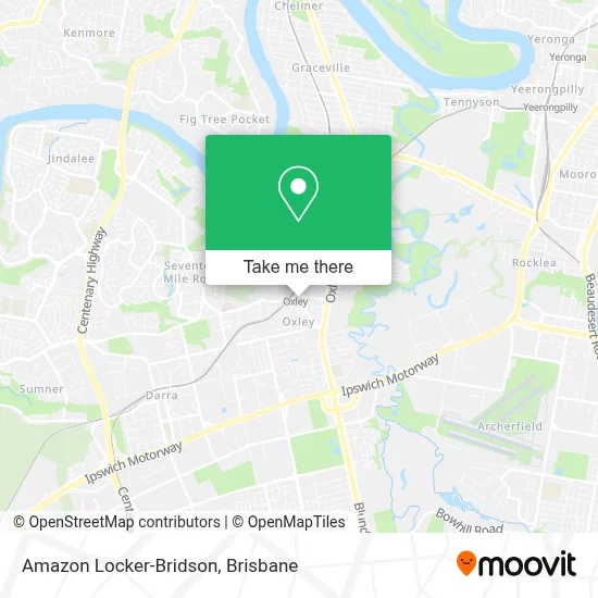 Mapa Amazon Locker-Bridson