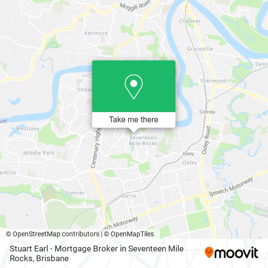 Mapa Stuart Earl - Mortgage Broker in Seventeen Mile Rocks