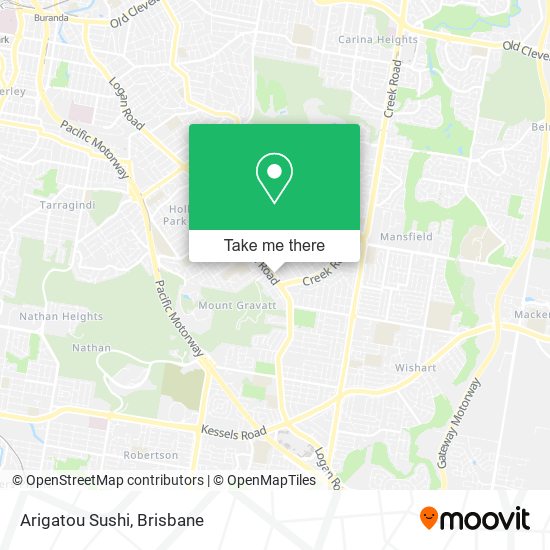 Arigatou Sushi map