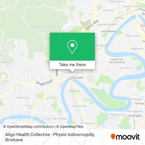 Align Health Collective - Physio Indooroopilly map