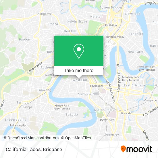 California Tacos map