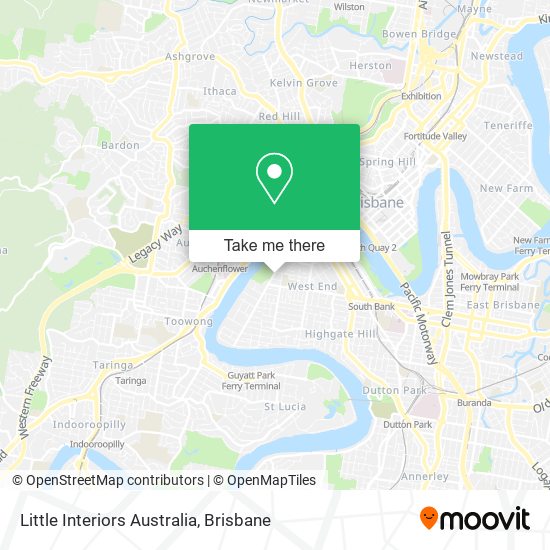 Mapa Little Interiors Australia