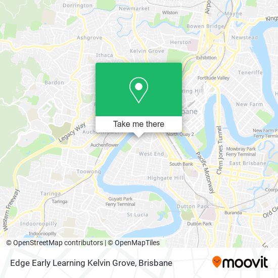 Edge Early Learning Kelvin Grove map