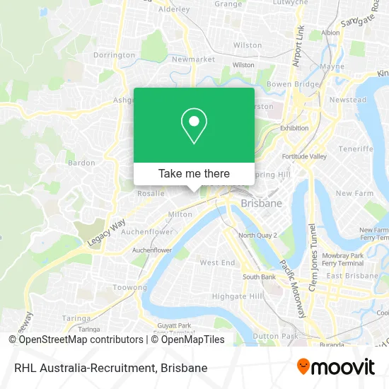 RHL Australia-Recruitment map