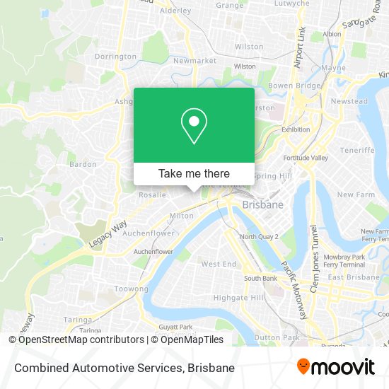 Combined Automotive Services map