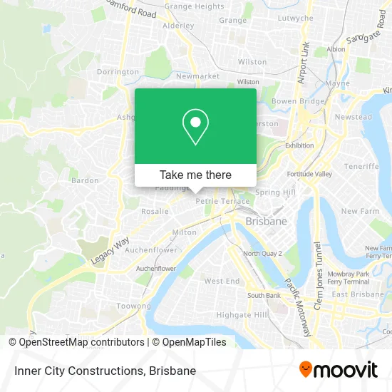 Mapa Inner City Constructions