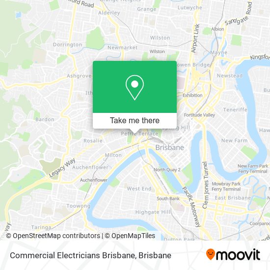 Mapa Commercial Electricians Brisbane