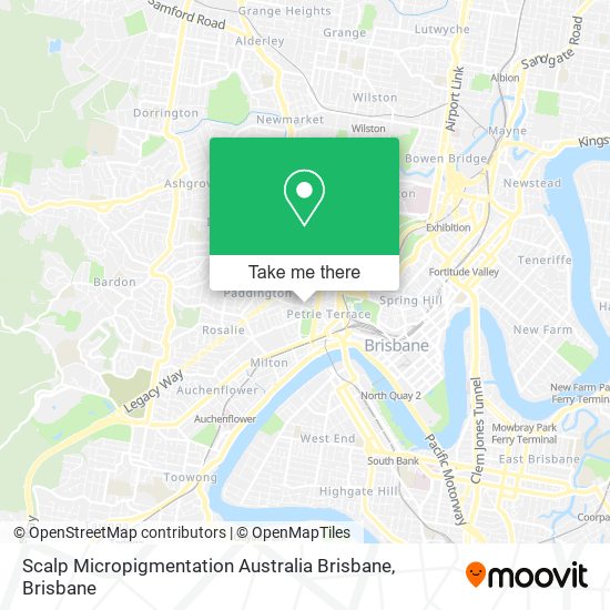 Scalp Micropigmentation Australia Brisbane map