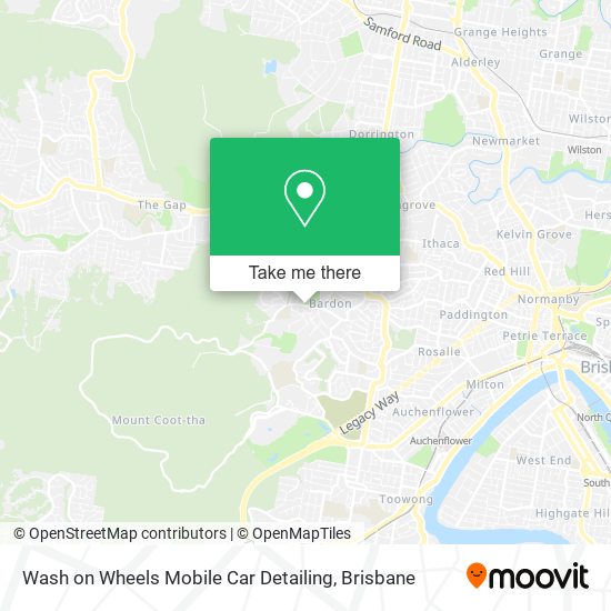 Wash on Wheels Mobile Car Detailing map