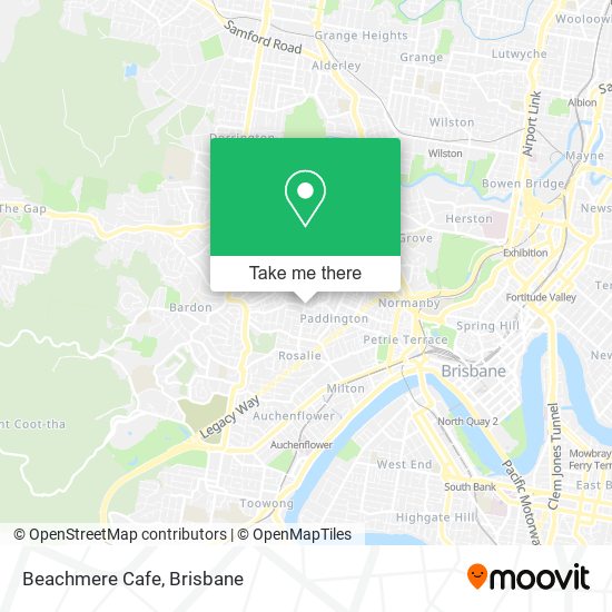 Beachmere Cafe map