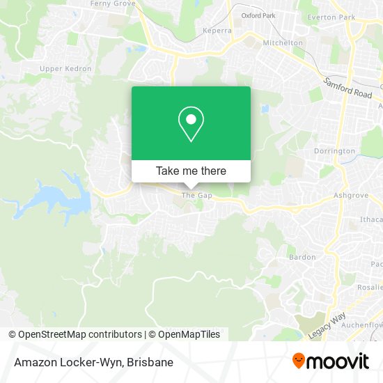 Amazon Locker-Wyn map