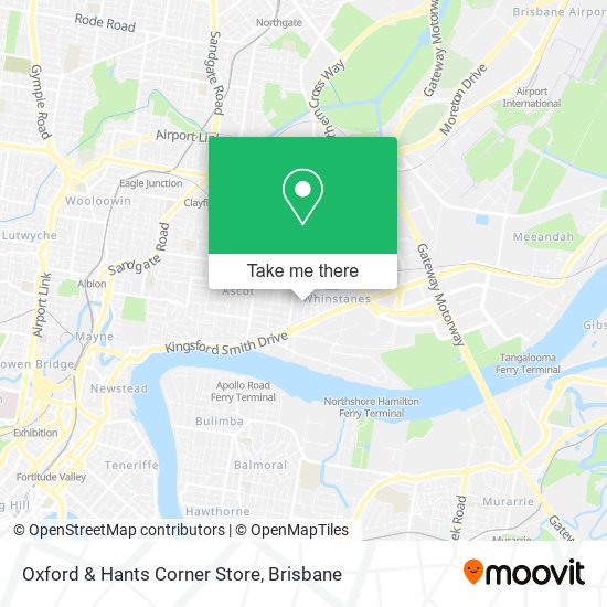 Oxford & Hants Corner Store map