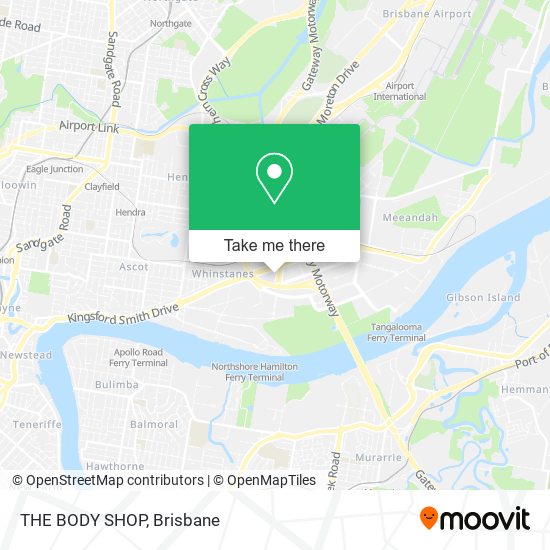 THE BODY SHOP map
