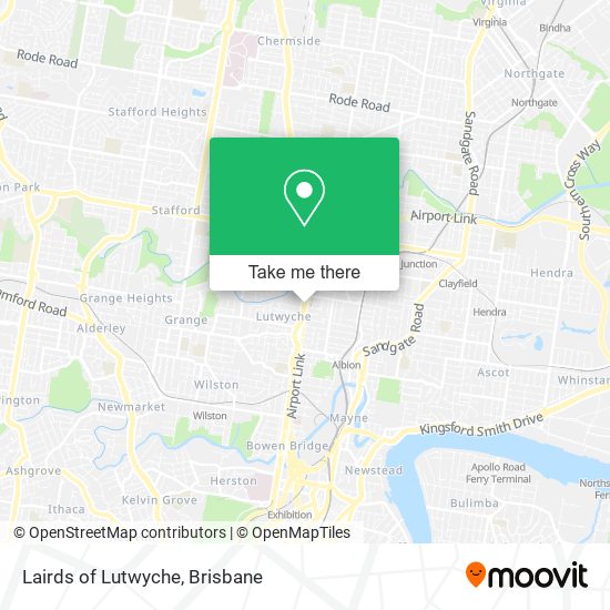 Lairds of Lutwyche map