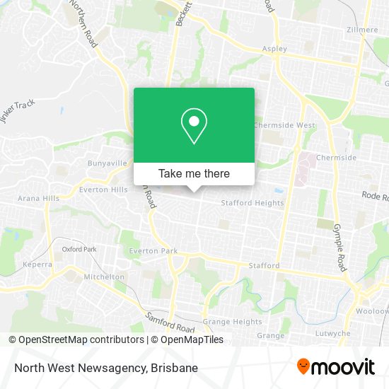 North West Newsagency map