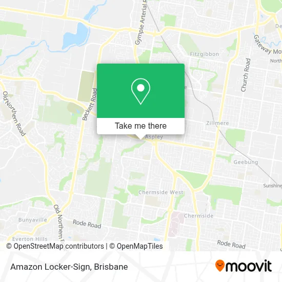 Mapa Amazon Locker-Sign