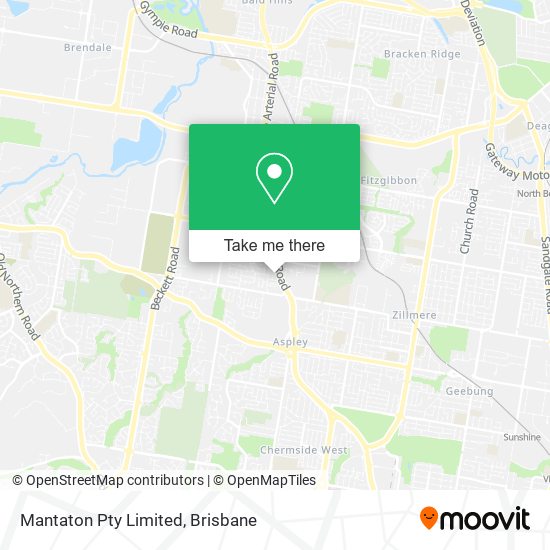 Mantaton Pty Limited map