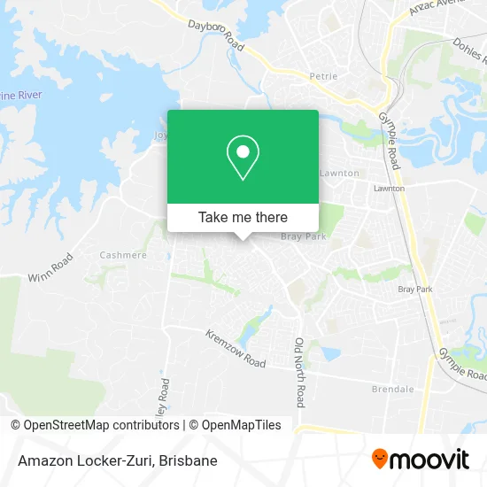 Mapa Amazon Locker-Zuri