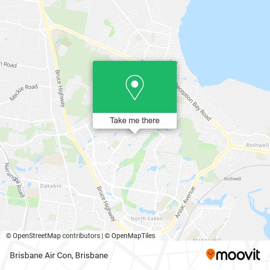 Brisbane Air Con map