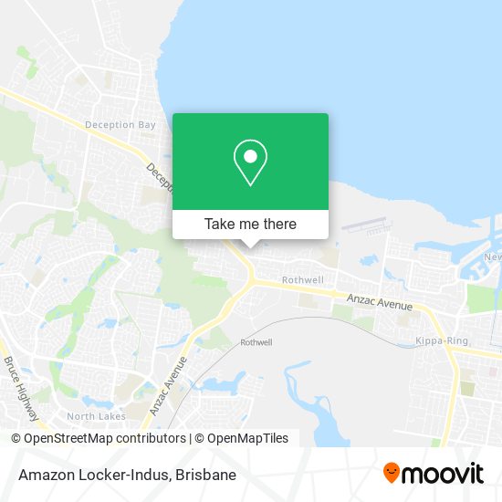 Amazon Locker-Indus map