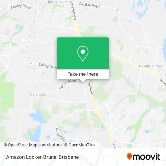 Amazon Locker-Bruna map
