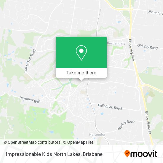 Impressionable Kids North Lakes map