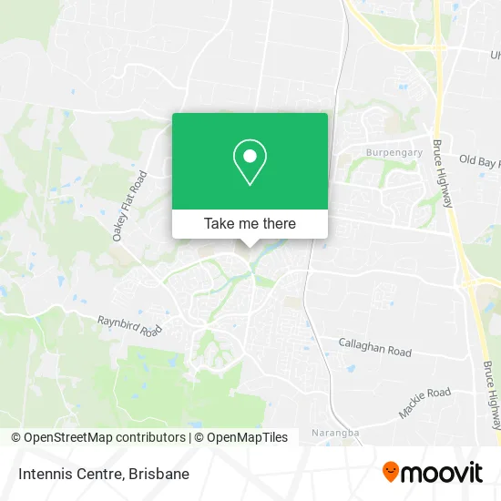 Intennis Centre map