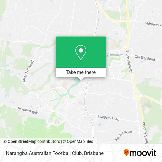 Narangba Australian Football Club map