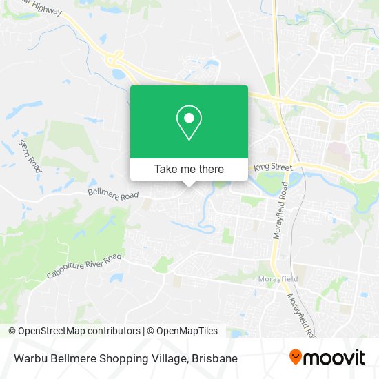 Warbu Bellmere Shopping Village map