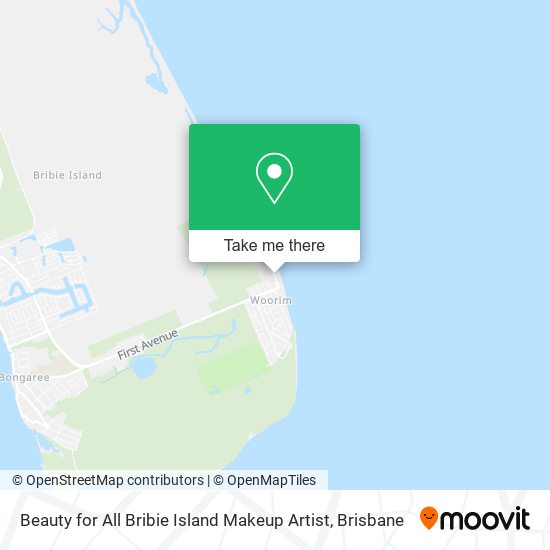 Beauty for All Bribie Island Makeup Artist map
