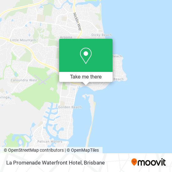 La Promenade Waterfront Hotel map