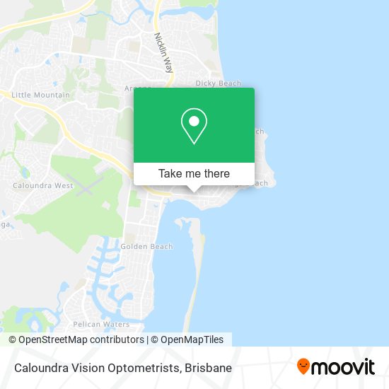 Caloundra Vision Optometrists map