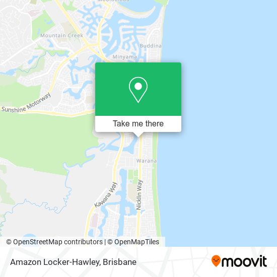 Amazon Locker-Hawley map
