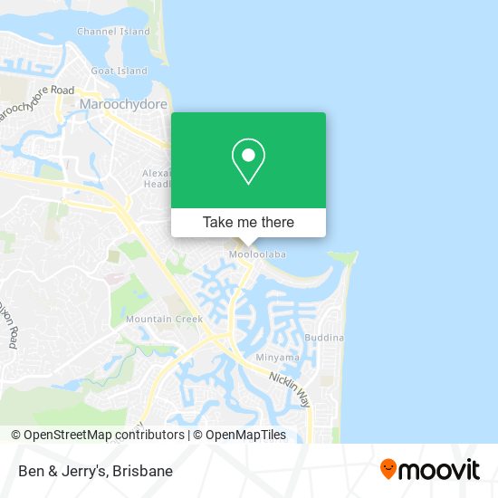 Ben & Jerry's map