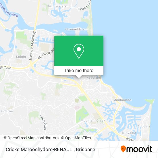 Cricks Maroochydore-RENAULT map